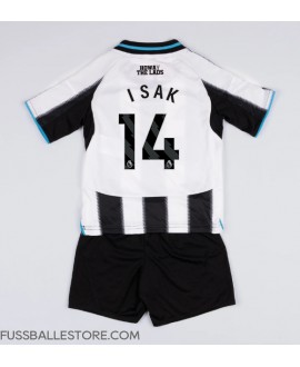 Günstige Newcastle United Alexander Isak #14 Heimtrikotsatz Kinder 2025-26 Kurzarm (+ Kurze Hosen)